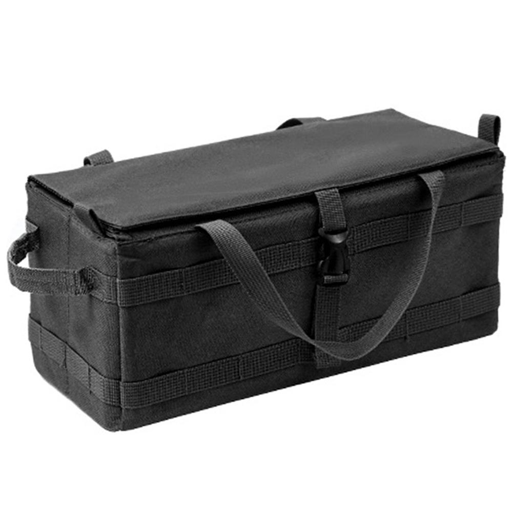 Outdoor Camping Gas Tank Storage Bag Basket Large Capacity Picnic Cookware Utensils Kit Bag Ground Nail Tool Utensils Organizer