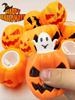 1/3/5 Peças Abóbora Fantasma Halloween Aperte Aperte Brinquedo Lembrancinhas Suprimentos para Festa de Halloween Alívio de Estresse Brinquedos Fidget Presentes de Aniversário