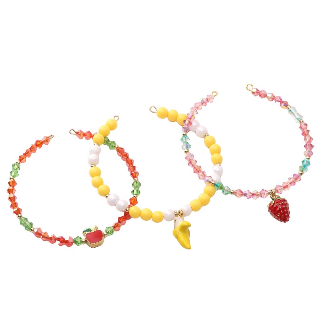 Stainless Steel Fruit Pendant Drip Oil Charm Accessories for DIY Jewelry