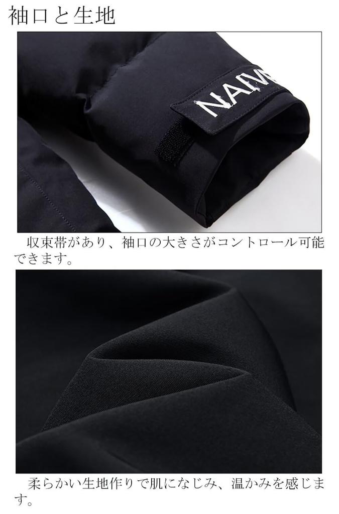 YoniStar Men's Down Jacket, Winter Down Jacket, Large Size, Thick, Hooded, Outerwear, Ash Blue (4XL)