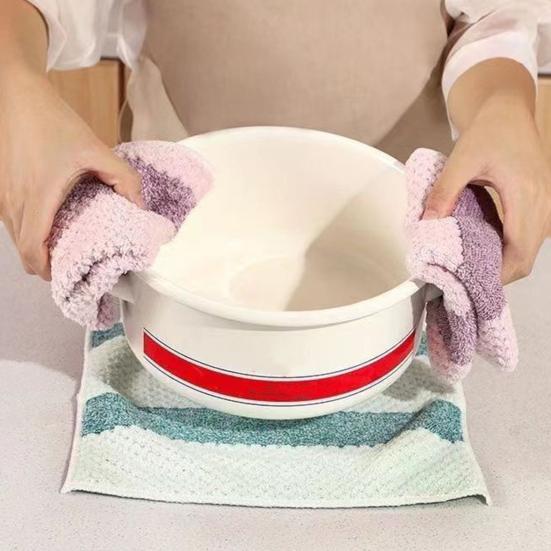 1/5/10PCS Super Soft Kitchen Towels In Random Colors