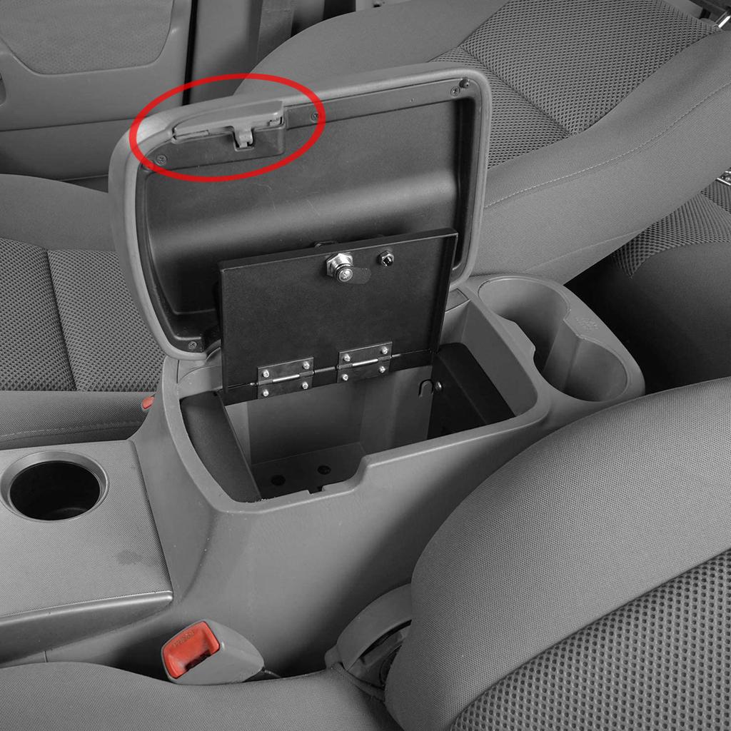 Šedá loketní opěrka víko středové konzoly západka spínač klip příslušenství pro Toyota Tacoma