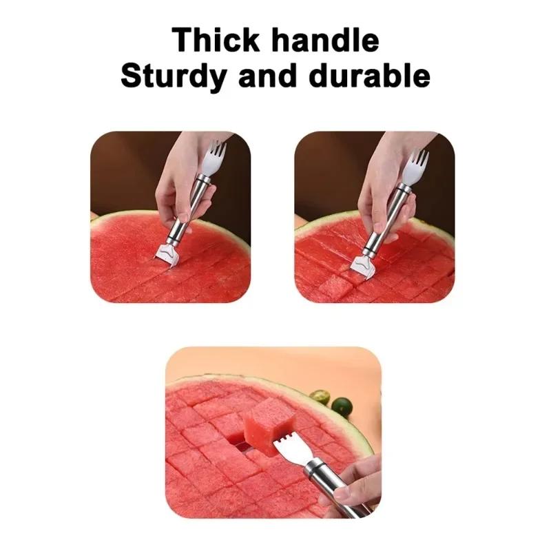 Wassermelone Küchenhelfer Kleiner Bagger Obstwerkzeuge Messer Küchenzubehör Salat Zuhause Schneider Edelstahl Bar Slicer Stahl