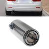 New Universal Stainless Steel Car Rear Round Exhaust Pipe Tail Throat Muffler Tip