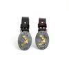 Eagle Pattern Unisex Cowboy Cowhide Belt
