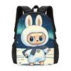 Backpack Student Full Print Schoolbag Cartoon Animation Large Capacity Wear-Resistant Backpack
