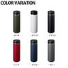 Gowell Zalatto Thermos Stainless Steel Water Bottle, Direct Drink, Vacuum Insulated, Keeps Drinks Hot or Cold (with Handle and Hook), Medium Size 500m