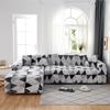 Geometry Elastic Stretch Sofa Cover Slipcovers All-Inclusive Couch Cover For Different Shape Sofa Chair L-Style Need 2Sofa Cover