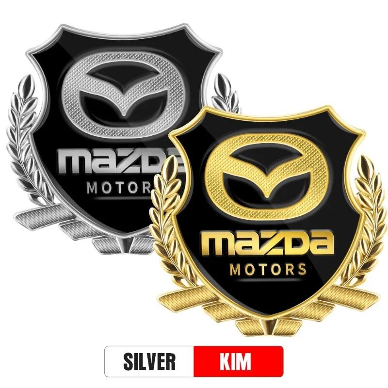 For Mazda 8 4 2 6 323 626 RX7 RX8 Folding CX3 BN Atenza Car Badge Sticker Car 3D Metal Emblem Decal Exterior Styling Accessories h2