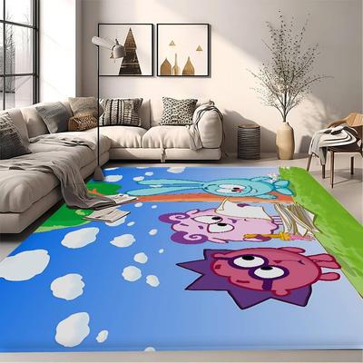 Cartoon S-Smeshariki Floor Mat Rectangle Anti-slip Home Soft Badmat Front Door Indoor Outdoor Mat Welcome Doormat