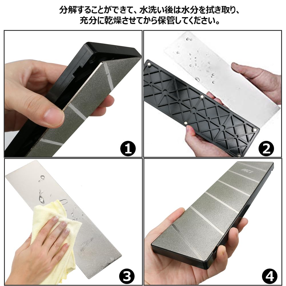 Diamond Grit Grit Whetstone for Surface Refining and Correction Double-Sided #180/#120