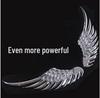 3D Metal Angel and Eagle Wings Car Logo Sticker for Sedan Customization