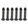 100Pcs 18.6mm Heatsink Mount Pin Round Head Plastic Cooler Mount Clip Black Heatsink Mount Clip Electronic Components