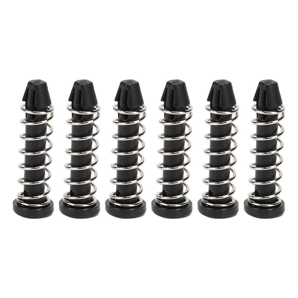 100Pcs 18.6mm Heatsink Mount Pin Round Head Plastic Cooler Mount Clip Black Heatsink Mount Clip Electronic Components