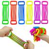5/10pcs Novelty Funny Children's Arm Puller Colourful TPR Silicone Elastic Stress Relieving Toys Kids Training Arm Strength Toys