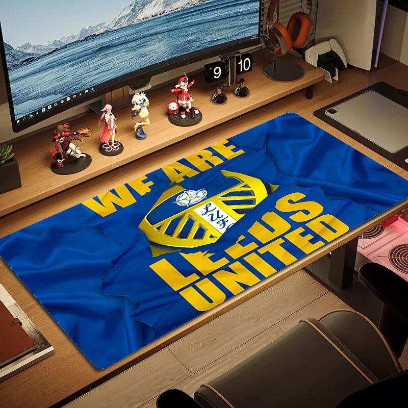 Leeds United Football Club Large Size Mouse Pad Large Gaming Table Cushion Non-slip Laptop Tablet Big Mousepad XXL Mat Mini PC Playmat With Lock edge