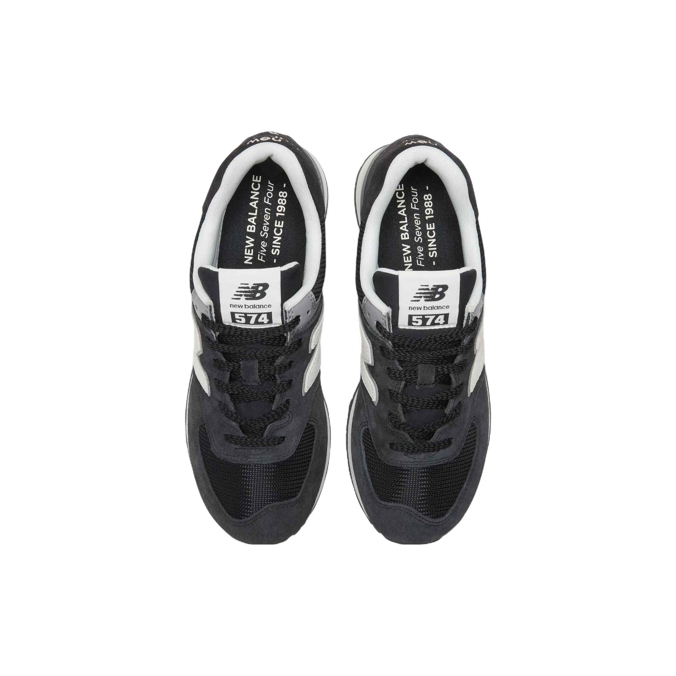 Кроссовки унисекс New Balance 574 черно-серые U574LL2 37 — фото 4