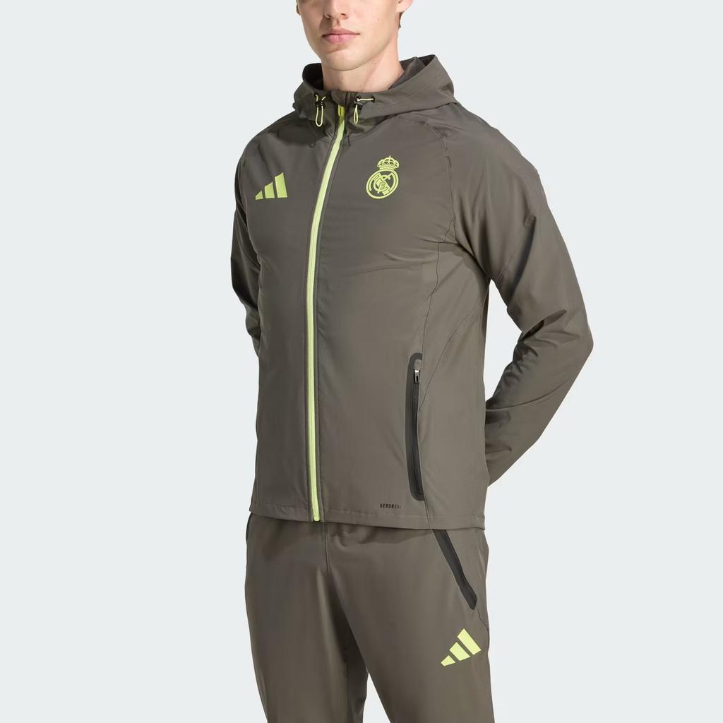 Adidas Free Shipping With AdiClub Real Madrid Tiro 25 Competition Vis Tech Travel Jacket JV5322