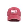 High-quality Solid Color Washed Baseball Cap Coated Cotton Four-thread Distressed Peaked Cap Curved Brim Hat Sun Visor Light Plate Cap