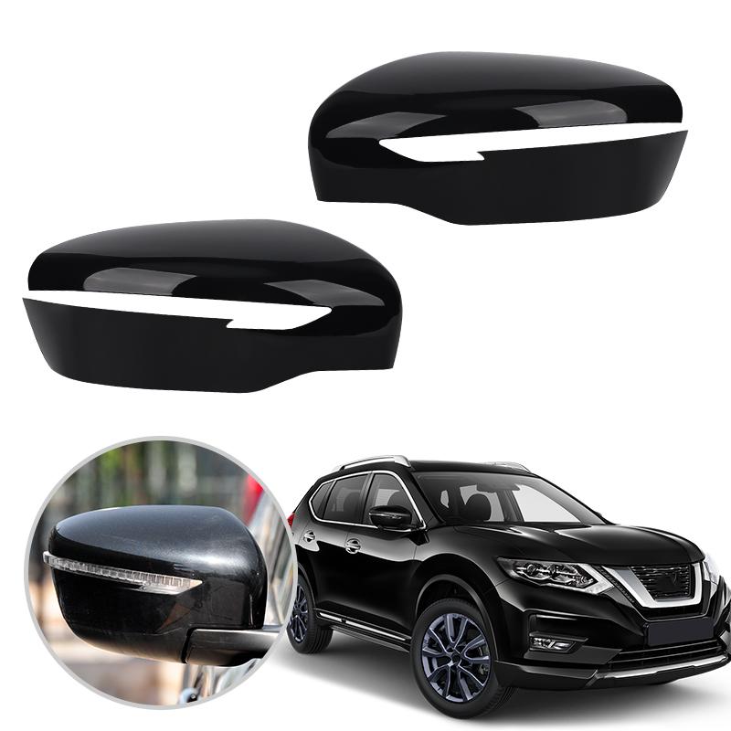 Rearview Mirror Cover Cap For Nissan Qashqai 15-19 Murano 15-21 Rogue14-20 Pathfinder17-20 Murano 15-24 963744BA0A 963734BA0A