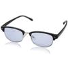 Eight Tokyo Clubmaster Brow Light UV Blue Light Black Designed by a Sabae Manufacturer Men's Sunglasses, Color, Clear, Protection, Protection,