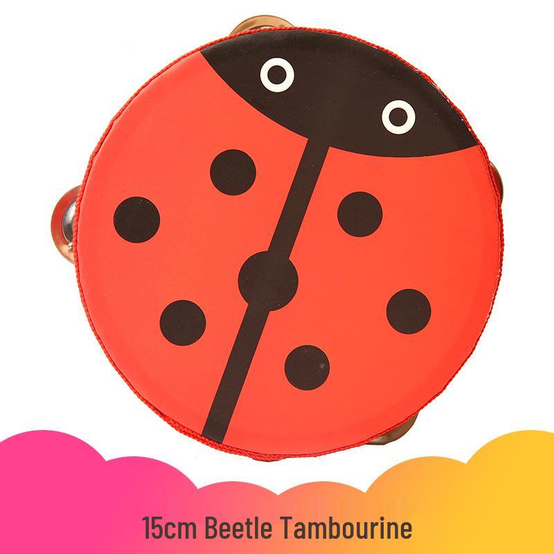 Wooden Tambourine for Early Childhood Music and Dance