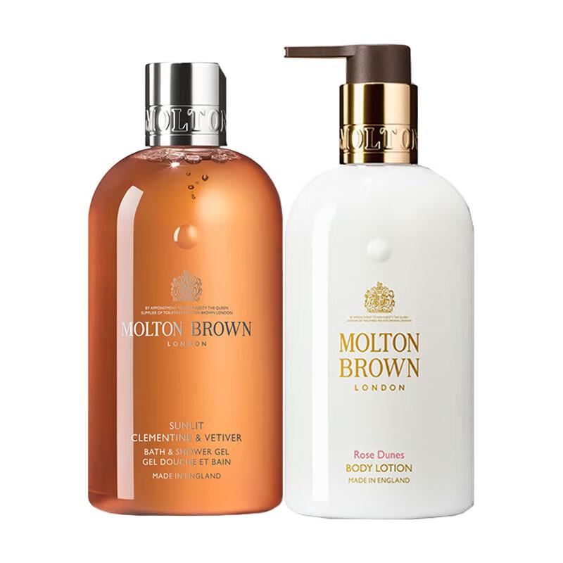 Набор гель для душа Molton Brown Orange & Bergamot и лосьон для тела Desert Rose