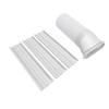 Verstellbares AC-Fensterlüftungsset Tragbare Dichtplatte und Abluftschlauch für vertikal und horizontal schiebbare Fenster