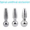 Men's Stainless Steel Urethral Dilator Catheter Eye Plug - Soft and Threaded Tube (C-001)