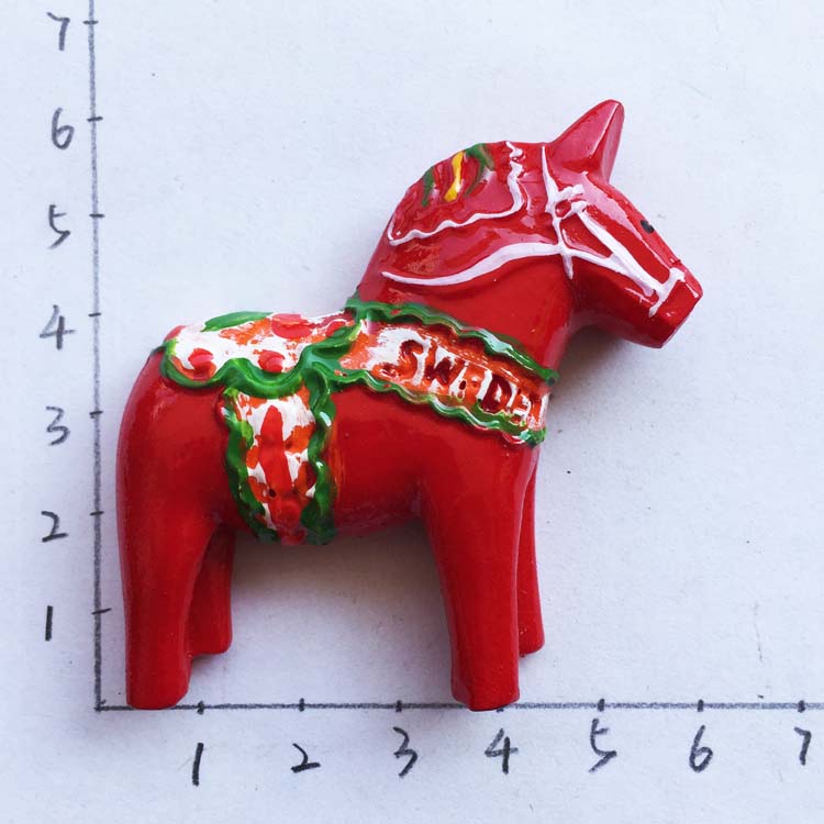 Sweden Travelling Fridge Magnets Creative Tourist Souvenirs Fridge Stickers Home Decoration Children Toys Magnetic Stickers