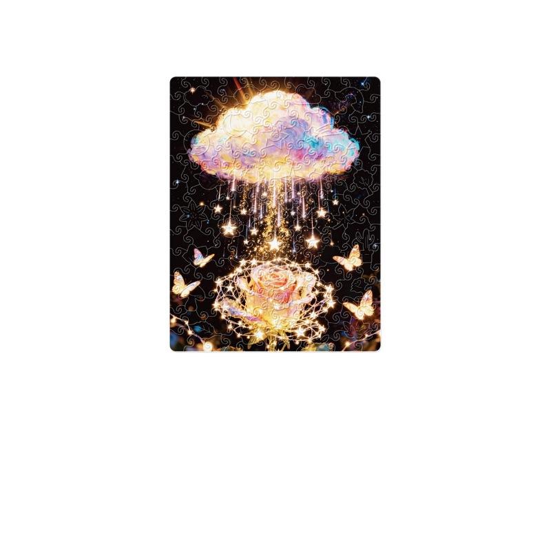 Clouds Puzzle Ornament Light Transmission Decorative Painting Puzzle Game High Difficulty Acrylic Puzzle