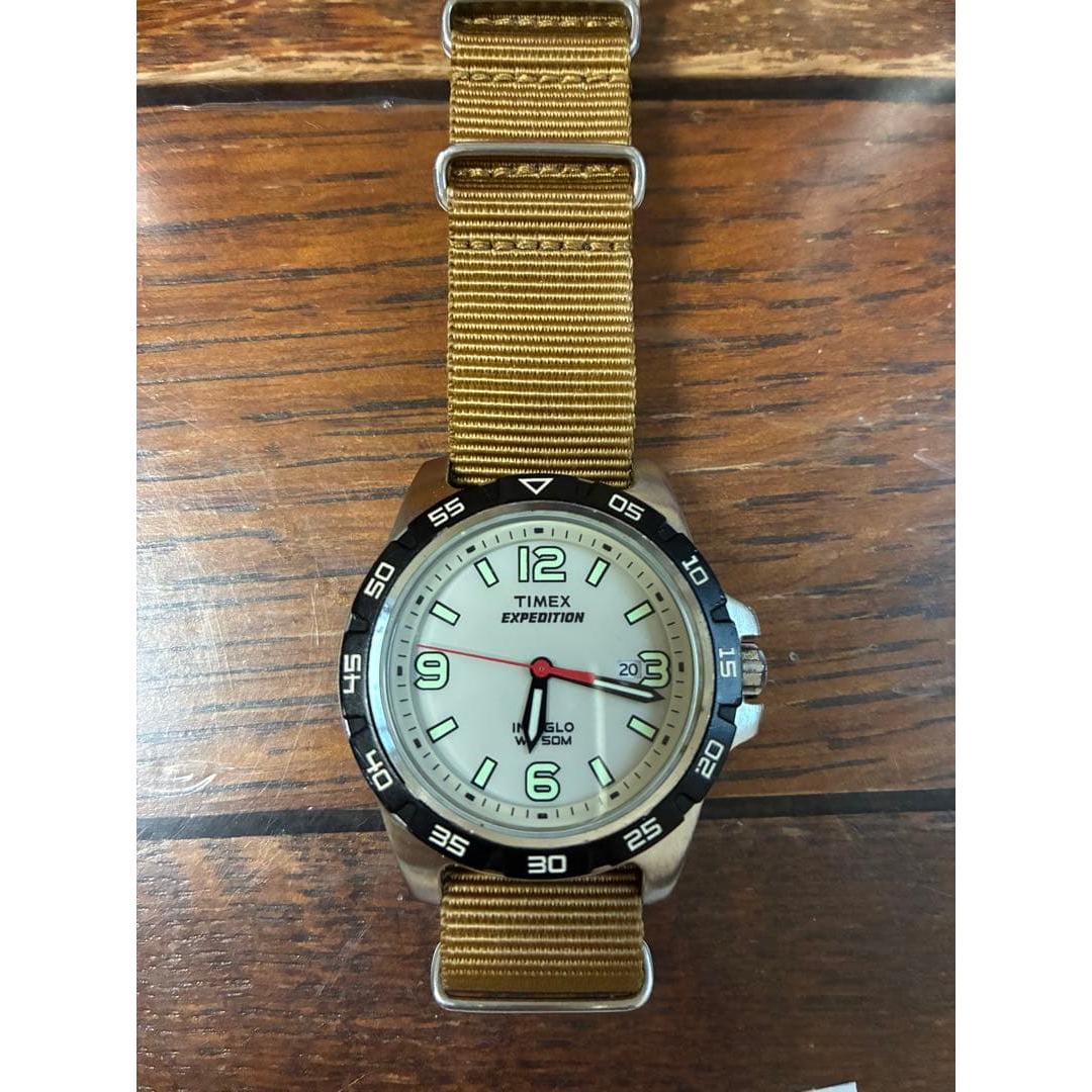 Used TIMEX EXPEDITION quartz watch with NATO strap