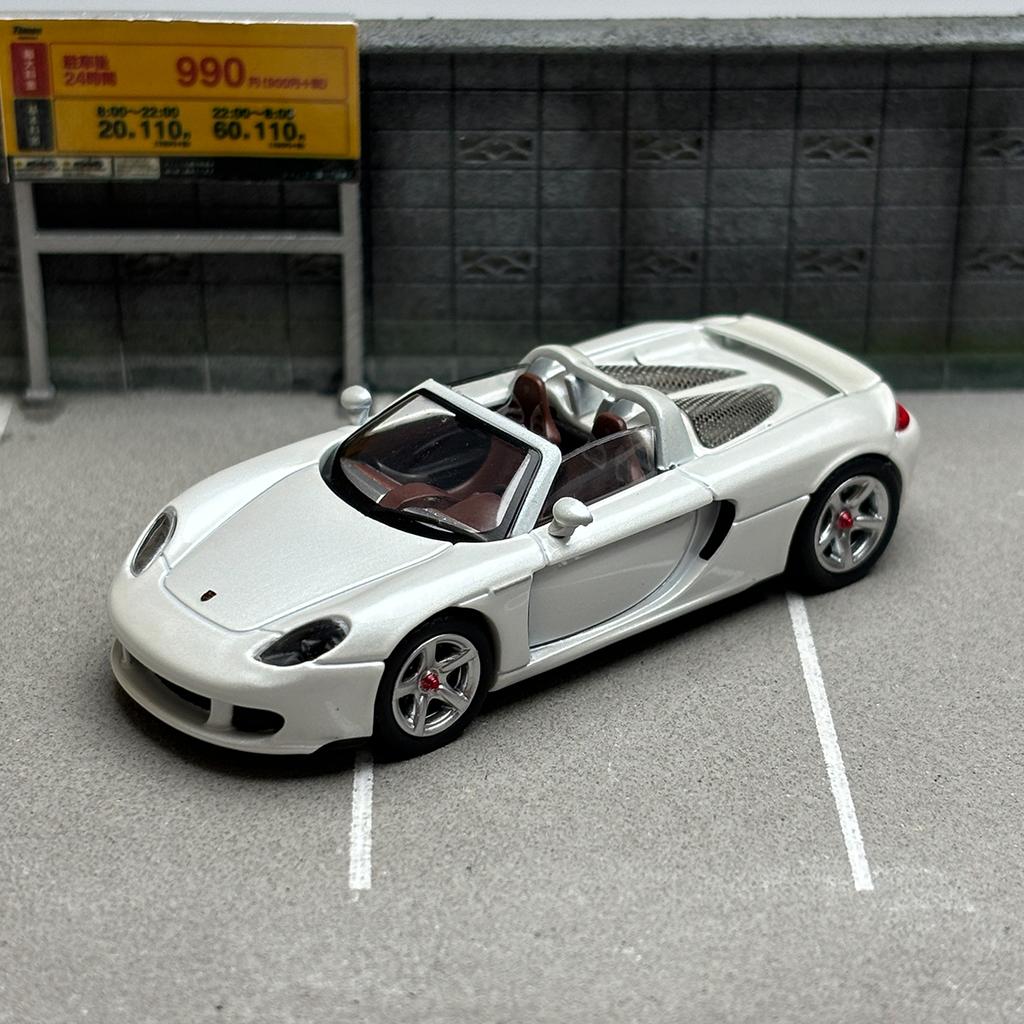 FM 1:64 Scale Diecast Alloy Porsche Carrera GT Convertible Edition Toys Cars Model Classics Adult Gifts Souvenir Static Display