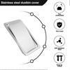 Stainless Steel Garbage Flap Lid Trash Bin Cover Built-in Balance Swing Flap Garbage Lid for Kitche