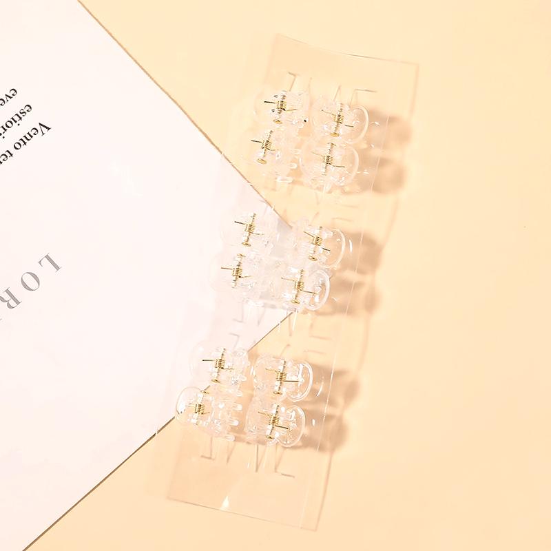 12 szt./partia Klipsy do włosów dla kobiet Klips szponowy Elegancki Kolorowy 1,5 cm Mały Szpon do włosów Dziewczynki Krab do włosów Spinki Akcesoria do włosów