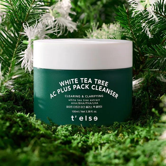 [Pack & Cleanser 2-in-1] TL s White Tea Tree Acne Plus Pack Cleanser 100ml