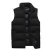 Autumn and winter warm men's vest casual loose thickened coat men's solid color simple men's vest