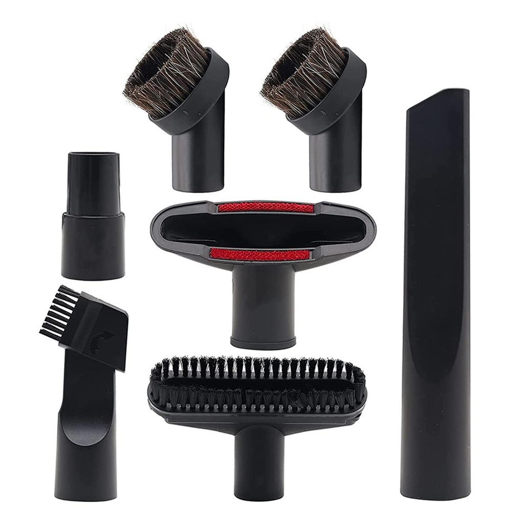7 Pieces Versatile Vacuum Cleaner Nozzles Plastic Vacuum Cleaner Attachment Set Perfect for Home and Commercial Cleaning