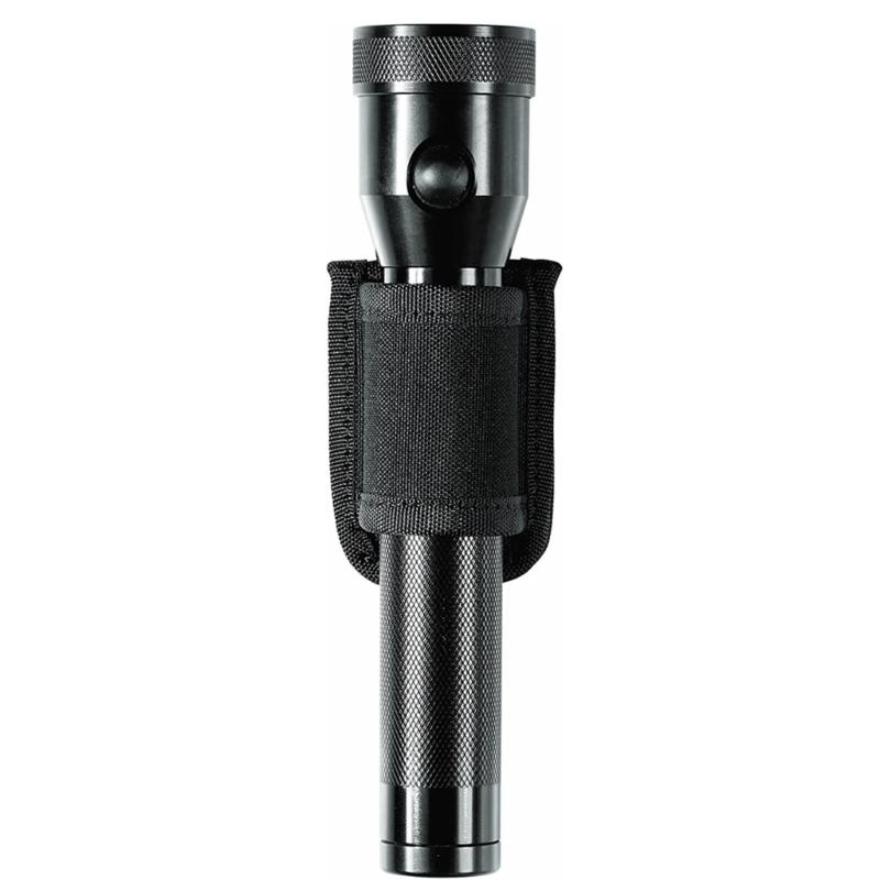 Outdoor Duty Belt Open Top D Cell Compact Light Holder Flashlight Pouch Holster