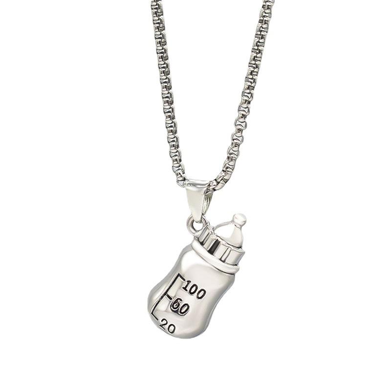 Bottle Necklace Personalized Hip Hop Men'S And Women'S Trend Long Sweater Chain Accessories Unique Pendant