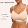 Sports Bras for Women Wireless Soft Workout Bra Full Coverage Push Up Bralettes