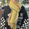 Preppy Style Couple Plaid Scarf Men & Women Neck Warmer Winter Warm Student Gift Dopamine Scarf