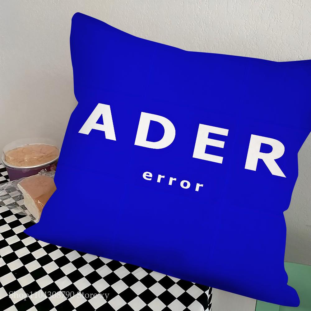 1pc Brand Ader Error Pillow Case Square Pillow Bedroom Sofa Leisure Comfort Cushion Car Living Room Home Decoration