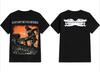 Rock Heavy Metal Band Printed Cotton Short-sleeved Hip-hop Casual Loose T-shirt Sporty Streetwear Round-neck Top Unisex
