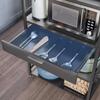 5-Tier Carbon Steel Kitchen Storage Rack (80cm)