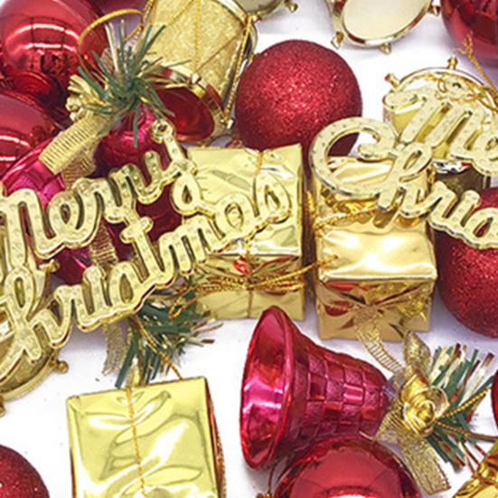 Festival Ornaments Durable DIY Plastic Pendant Sturdy Construction Christmas Pendant Pendant Party Supplies