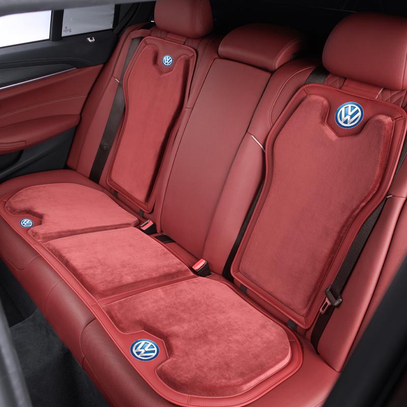 lmn1 Car Front Rear Seat Cushion Cover Mat Backrest Protective Pad For Volkswagen VW Scirocco Jetta Beetle Golf Passat Polo Tiguan CC