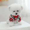 Warm Dog Snowflake Sweater Cartoon Pattern Christmas Puppy Clothes Cat Elk Knitwear  Holiday Suit