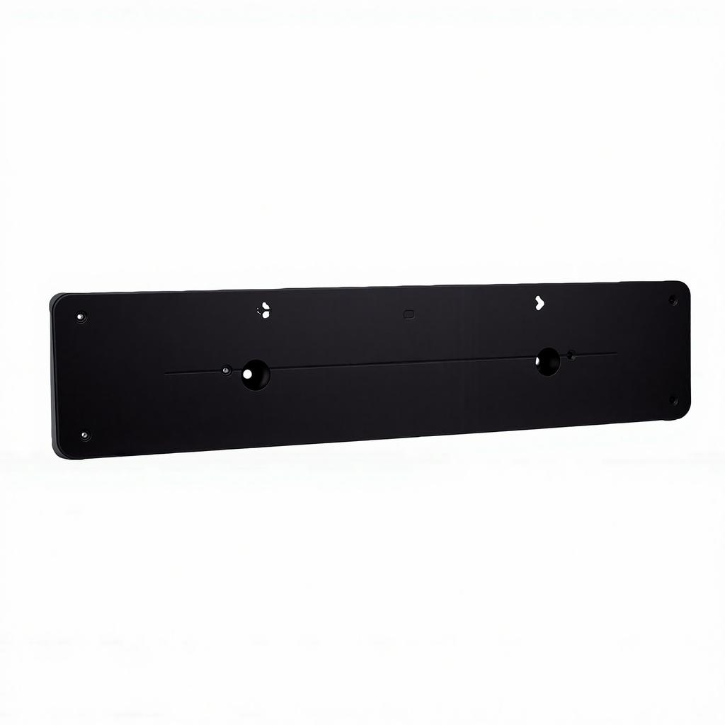 Front Bumper License Plate Holder Replacement for GLS Class X166 2016 2019 A1668850481 License Plate Bracket for EU Cars
