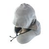Adjustable U-shaped Pillow with Cap Removable Hooded Pillow Portable Car Neck Cushion  Office Naps